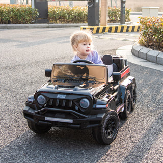 24V Ride On Car for Kids Battery Powered Ride On 4WD Toys with Remote Control,Parents Can Assist in Driving,Music and Lights,Five-Point Safety Belt,Rocking chair mode for back-and-forth swinging