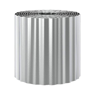 Corrugated Garden Edging 10 x 120 inch – Sturdy Metal Landscape Edging Strips for Lawns, Borders & Flower Beds – Strong Galvanized Iron with Rolled Edge Design, Easy Installation