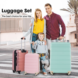 Hardshell Luggage Sets 4 pcs + Bag Spinner Suitcase with TSA Lock Lightweight-16'+20'+24'+28' Luggages