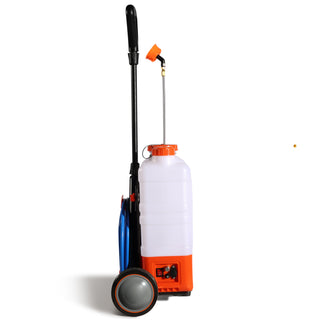VEVOR Battery Powered Backpack Sprayer with Cart, 4 Gallon