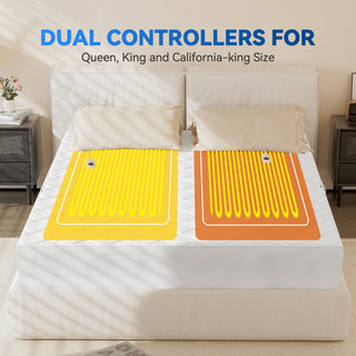King Size Heated Mattress Pad Dual Control