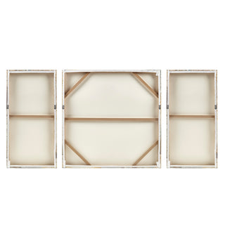 Triptych 3-piece forest canvas wall art set, view 4