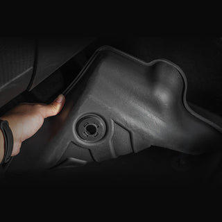 MKR Waterproof and Stain-resistant TPE Car Floor Mats Black 3 PCS For Jeep Wrangler JL 2018+ 4 Doors Model ( Not Fit for Jeep Wrangler JK or 4XE)