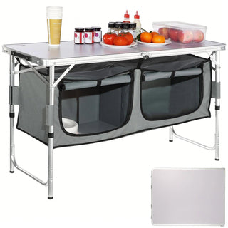 Folding camping kitchen table, view 12