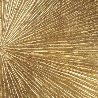 Hand painted gold burst triptych wall art set, view 10