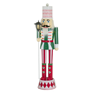 Classic iron nutcracker holiday decor, view 10