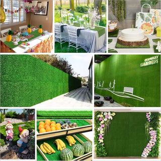 6ft x 10ft Premium Artificial Turf Mat – 0.6" Thick Synthetic Grass with Drainage Holes & Rubber Backing, Ideal for Pet Areas, Garden, Lawn, Patio & Balcony Decor