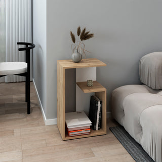 Side Table 25' H, 1 Shelf