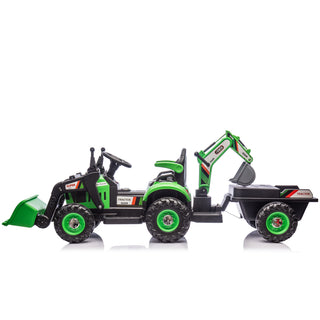 24V kids ride-on electric tractor, view 3