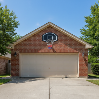 Wall-mounted basketball hoop, 28.5 x 18 inches shatterproof back, folding hoop, durable hoop and all-weather mesh for indoor and outdoor use
