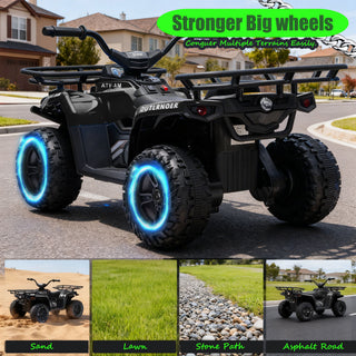 24V Kids Ride-On ATV, Off-Road Vehicle, Ages 3-5