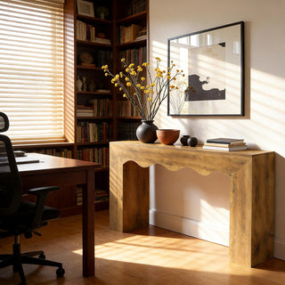 Stable Rustic Console Tables and Industrial Side Tables for Living Rooms