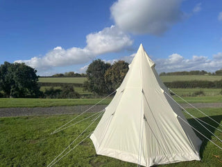 SAM&HAIBEI 9.85ft Bell Tent - 4 Season Glamping & Hot Tent