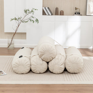 Adjustable Floor Sofa, Corduroy Lazy Sofa with Adjustable Straps for Versatile Configurations, Multi-Person Leisure Chair, Suitable for Living Room, Bedroom and More