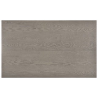 TREXM Wood Dining Table Set for 6, Farmhouse Rectangular Dining Table and 6 Upholstered Chairs Ideal for Dining Room, Kitchen (Grey+Beige)