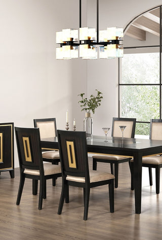 Espresso Dining Chairs Set of 2 - Contemporary Wooden Kitchen Chairs - Modern Dark Brown Dining Room Furniture - Industrial Grade Heavy Duty High-Back Wood Chairs for Kitchen and Dining Room