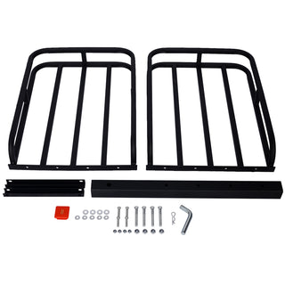 Heavy-Duty Steel Hitch Mount Cargo Carrier Rack for SUV, Truck, Car with 2' Receiver, Black