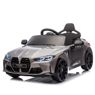 BMW M4 24V Kids ride on toy car 2.4G W/Parents Remote Control,Three speed adjustable,Power display, USB,MP3 ,Bluetooth,LED light,story,A handle with wheels and a pull, easy to carry