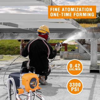  3300PSI Airless Paint Sprayer | High Efficiency Motorized Spray Machine with Stand