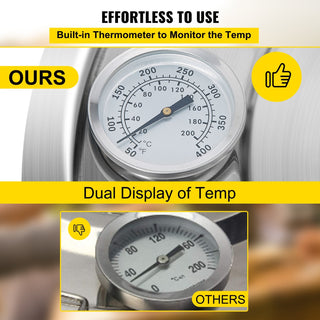 5 Gallon (19L) Alcohol Still Distiller – Stainless Steel Home Brewing Kit with Copper Coil, Built-In Thermometer, Circulating Pump & 3-Pot System for DIY Whiskey, Brandy, Essential Oils