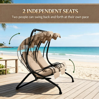 Garden Swing Chair,Outdoor Swing Chair,Two-Person Porch Swing Chair