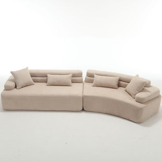 [VIDEO provided][New]Unique modeling design,Upholstered Indoor Furniture,Foam-Filled Sleeper Sofa Bed for Living Room,Bedroom,3 Colors