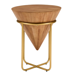 Cone-shaped round side table, view 7