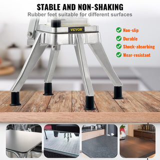 Commercial Vegetable Chopper & Dicer – Heavy Duty Food Cutter with 4 Interchangeable Blades – Industrial Fruits Dicer for Restaurant Kitchen Use