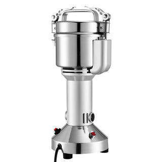 Electric Grain Mill Grinder, 0.3 lbs Commercial Spice Grinders, High Speed 850W Stainless Steel Pulverizer Powder Machine, for Dry Grains, Spices, Cereals, Coffee, Corn & Pepper, Straight Type