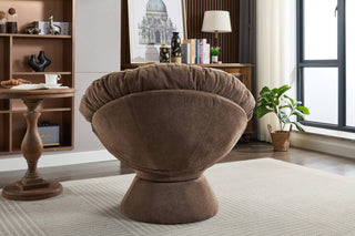 Oversized Swivel Accent Chair, 360 Swivel Barrel Chair, Papasan Chair for Living Room Bedroom