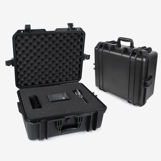 18.9x16.5x8.7 Inch Hard Case, Portable Weather Waterproof Protective Camera Case with Customizable Foam, Fit Use of Drones, Camera, Equipments, Black, upgraded