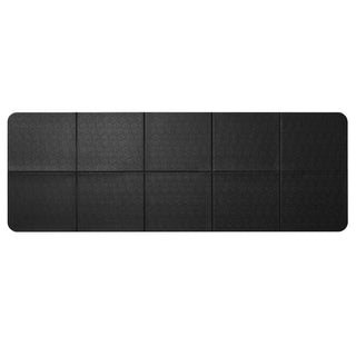 Foldable walking pad treadmill mat 24 x 68 inch in black