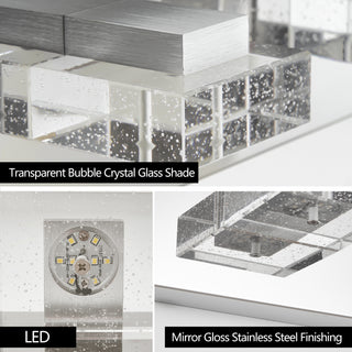 38 inch chrome 6-light LED vanity light, view 4