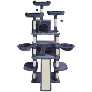 Cat Tree 68.5' Cat Tower for Indoor Cats with Cat Condos Scratching Post