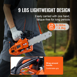 25.4CC Gasoline Chainsaw, 12 inch Bar