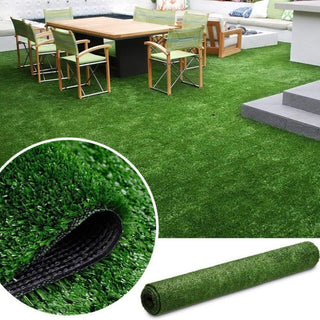 6ft x 10ft Premium Artificial Turf Mat – 0.6" Thick Synthetic Grass with Drainage Holes & Rubber Backing, Ideal for Pet Areas, Garden, Lawn, Patio & Balcony Decor