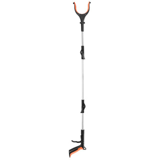 Grabber Reacher Tool, 43' Foldable Reacher Grabber Pickup Tool with 360° Rotating Jaw, Magnet and LED Light, Lightweight Grabber Reacher Tool for Seniors, Extra Long Trash Picker Upper Grabber