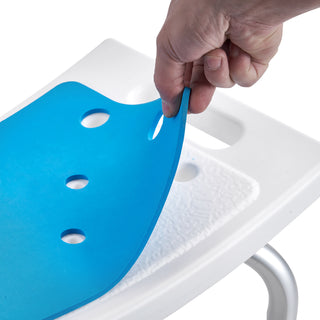 Adjustable Shower Chair with Back Support, 500 lbs Capacity