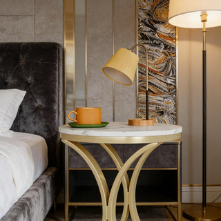 &nbsp;Versatile Design Sofa Side Table - Modern Round End Table and Narrow Coffee Table for Small Spaces