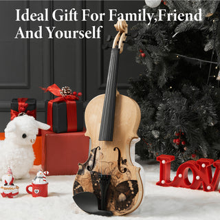 Professional 4/4 Full-Size Violin Set | Premium Sound, Handcrafted Finish & Complete Accessories