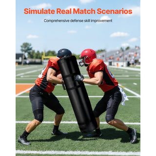 Football Tackling Dummy, 47.2 in High-Density Sponge Blocking Pad Equipment for Practice, Heavy Duty Tackle Dummies with Handles, Great for Contact Drills, Martial Arts, Sports Training, 1PCS