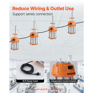 100W LED temporary work light, view 4