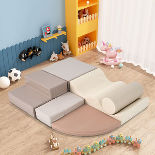 6-in-1 Soft Climb and Crawl Foam Playset