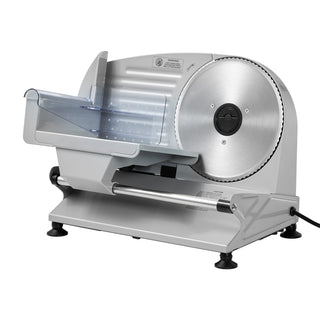 Meat Slicer, 7.5' Electric Deli Slicer with 2 SUS420 Blades & 0-0.6' Adjustable Thickness, 200W Home Food-Slicer for Frozen Meat, Ham, Baguett, Steak, UL Approved
