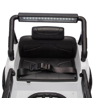 12V kids ride-on electric truck white, view 17