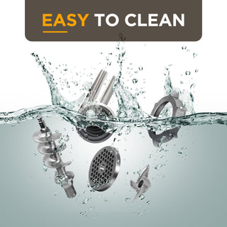 Electric Meat Grinder, 3/4 HP ETL Approved Meat Mincer Machine with Stainless Steel Blade, 3 Grinding Plates, Sausage Stuffer & Meat Claws for Home Kitchen