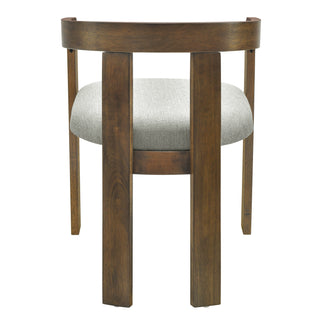Modern barrel dining chairs set of 2, view 9
