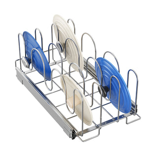 Pull out pot and pan lid organizer, view 11