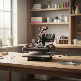 8 in 1 Heat Press Machine 15x15 in 30oz Tumbler Press T-Shirts Black