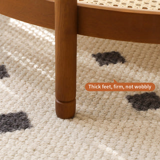 Modern Farmhouse Living Room Coffee Table Set, Stylish and Elegant Nesting Round Wooden Table,Side End table set for Living Room,Bedroom-1pc,Big Table